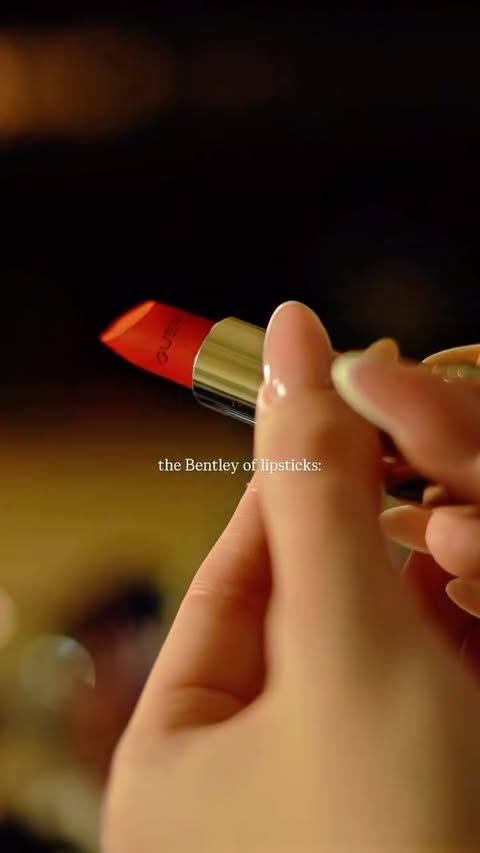 Instagram post by @sunny_camomile for Guerlain. Caption reads: Guerlain @guerlain ✨ #guerlain #guerlainlipstick....