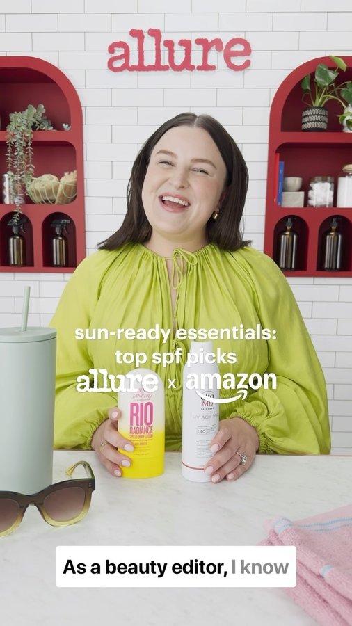 Instagram post by @diannamsingh for Allure. Caption reads: [...] the most wonderful time of the year: @allure....