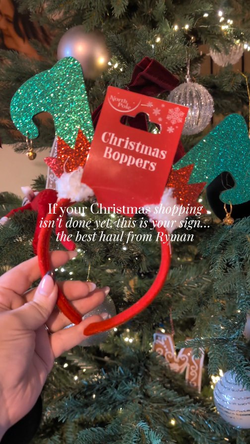 Instagram post by @_the_watts_family for Ryman. Caption reads: The Christmas countdown is officially on! 🎄 If....