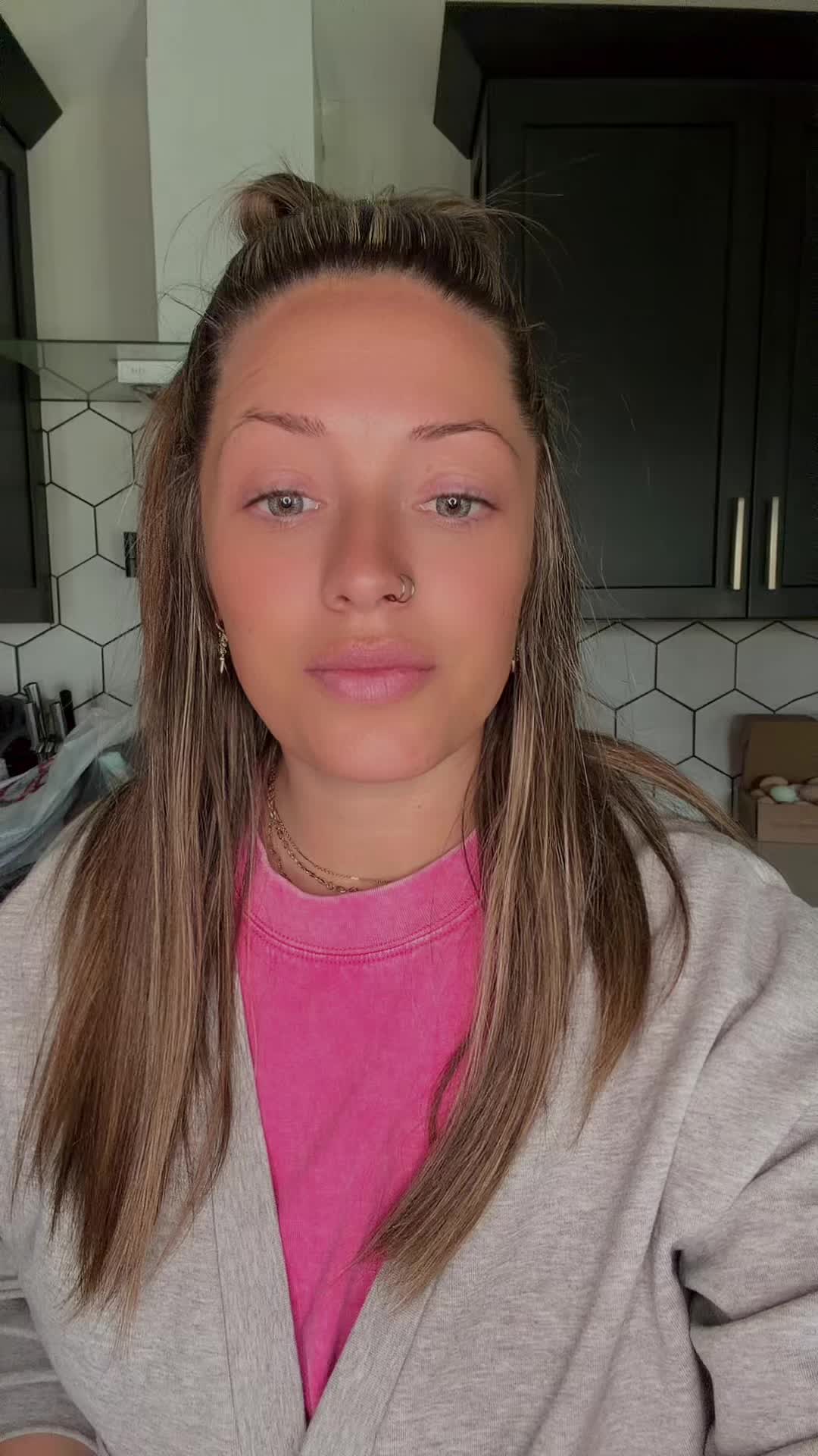 TikTok post by @courtneygeitgey for TryBello Hair. Caption reads: @TryBello Hair for the win if you’re wanting to....