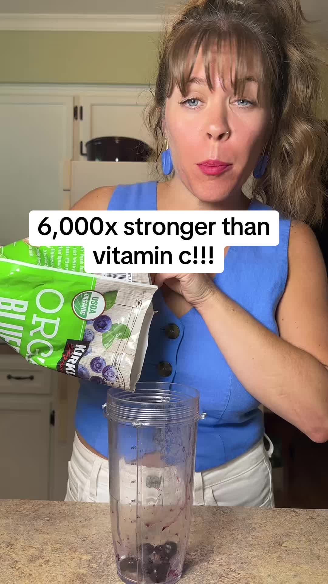 TikTok post by @naturallymallory for Akasha Superfoods. Caption reads: [...] skin? Reach for astaxanthin! These @Akasha....