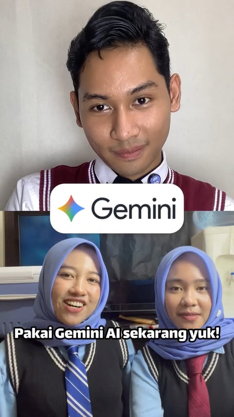 Instagram post by @mr_deedee_english for Google. Caption reads: [...] otw ga linglung pake Gemini Quiz!....