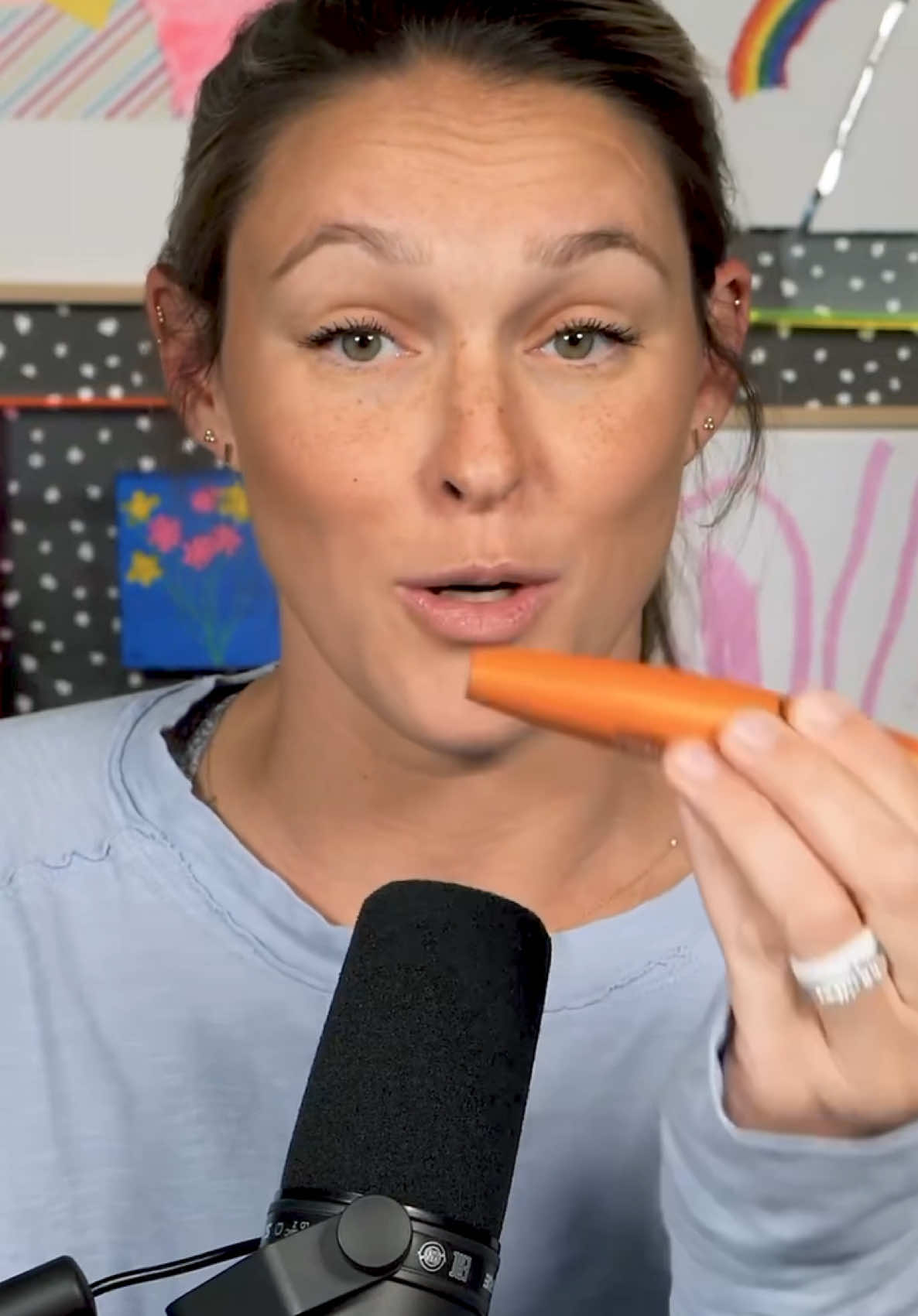 TikTok post by @kyliekelce for COVERGIRL. Caption reads: [...] Lie podcast with my tried and true....