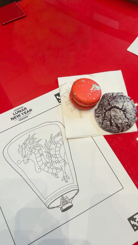 Instagram post by @louie.karen for Comcast. Caption reads: [...] to celebrate Lunar New Year? At the @comcast....