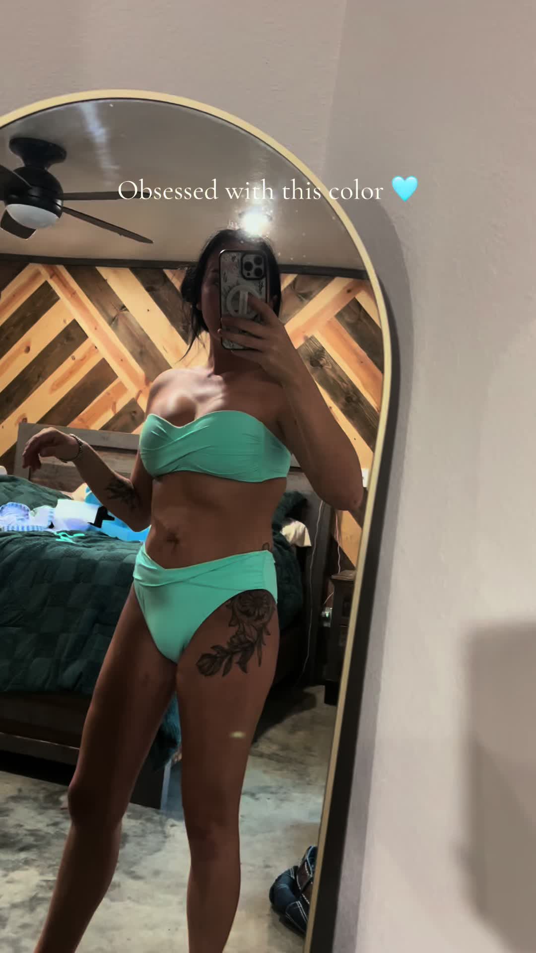 TikTok post by @scout_tennessee for Tempt Me Swimsuits. Caption reads: @Tempt Me Swimsuits #fypシ.