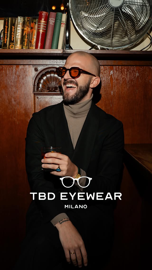 Instagram post by @skoko.suits for TBD Eyewear. Caption reads: [...] frames, clean deal 🕶️🤌🏼 10% off....