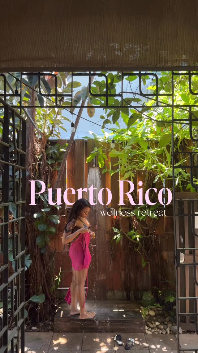 Instagram post by @angeline.eeya for Discover Puerto Rico. Caption reads: [...] be everything I wanted and more.....