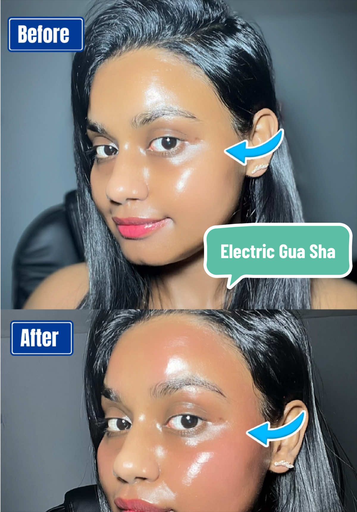TikTok post by @kabita_sl for Zdeer. Caption reads: [...] for face sculpting and de puffing 🤍 @Zdeer....
