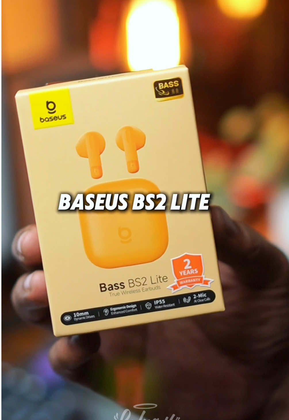 TikTok post by @herliansyh for Baseus. Caption reads: [...] pilihan warnya cakep, fitur lengkap 🙌 ....