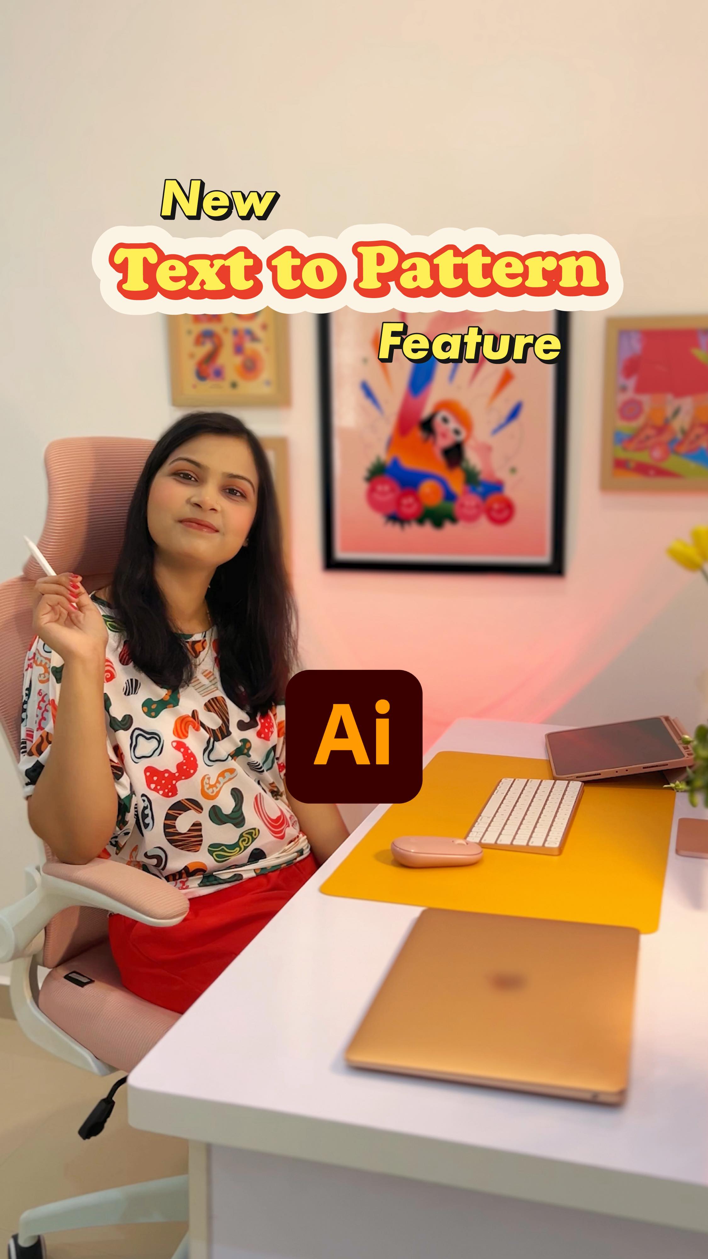 Instagram post by @ambartive for Adobe Design. Caption reads: [...] it out and make your designs....