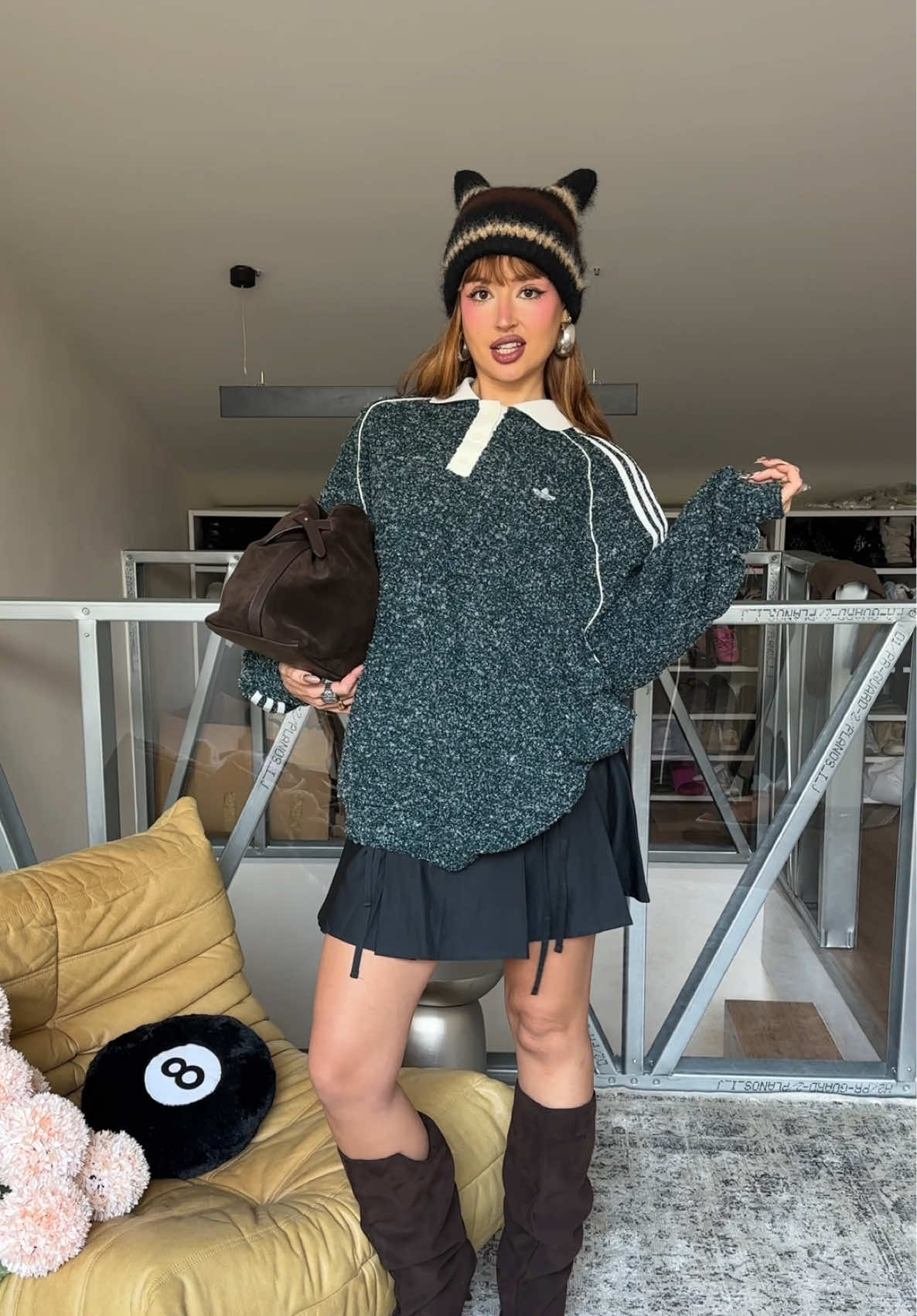 TikTok post by @irisloveunicorns for Zalando. Caption reads: 80% Cheeky tbh 🤭 @Zalando #zalando #whatdoIwear....