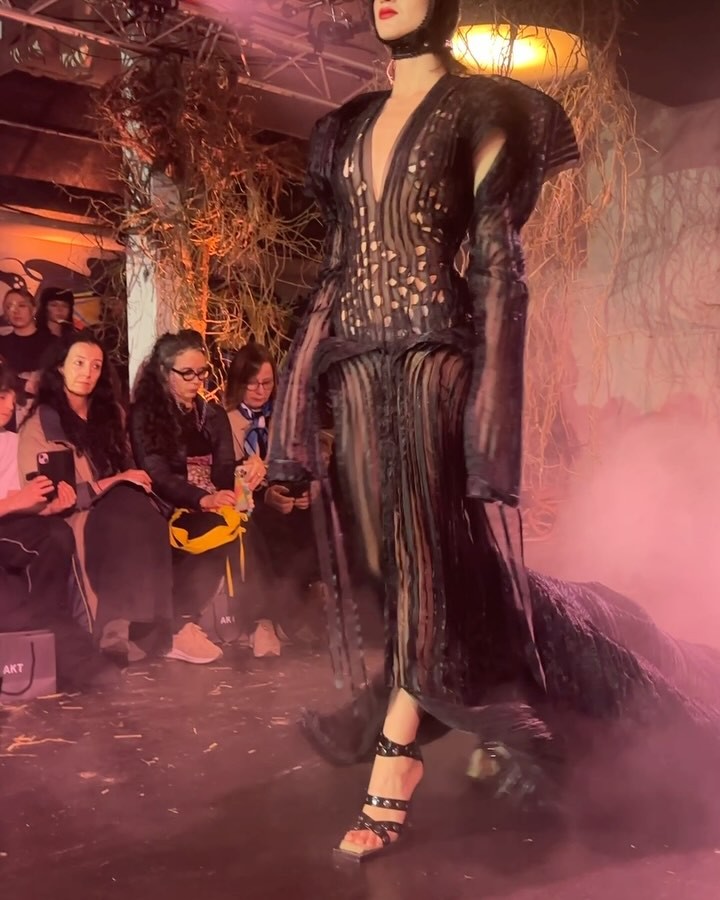 Instagram post by @maximilianraynor for Spectrum Collections. Caption reads: ‘The Oil Bog Witch’ : @hifi.london 
.
.
Model....