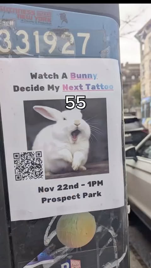 Instagram post by @anthpo for Adobe Photoshop. Caption reads: A bunny picked my tattoo. Thank you @photoshop....