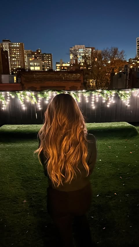 Instagram post by @genevievegorder for Govee. Caption reads: [...] outdoor space for the holiday? Thanks to....
