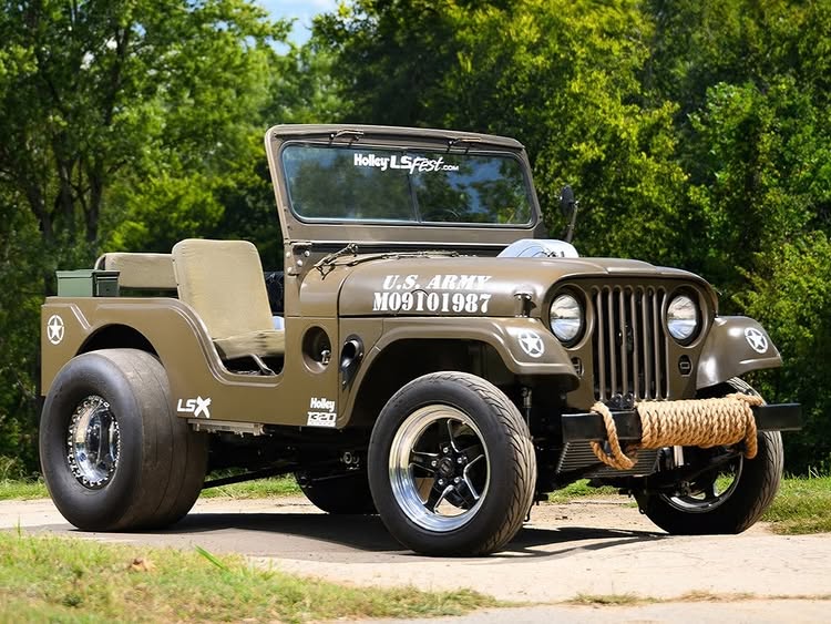 Instagram post by @lsxwillys for Holley. Caption reads: [...] Learn more about LSX Willys 2.0 on....