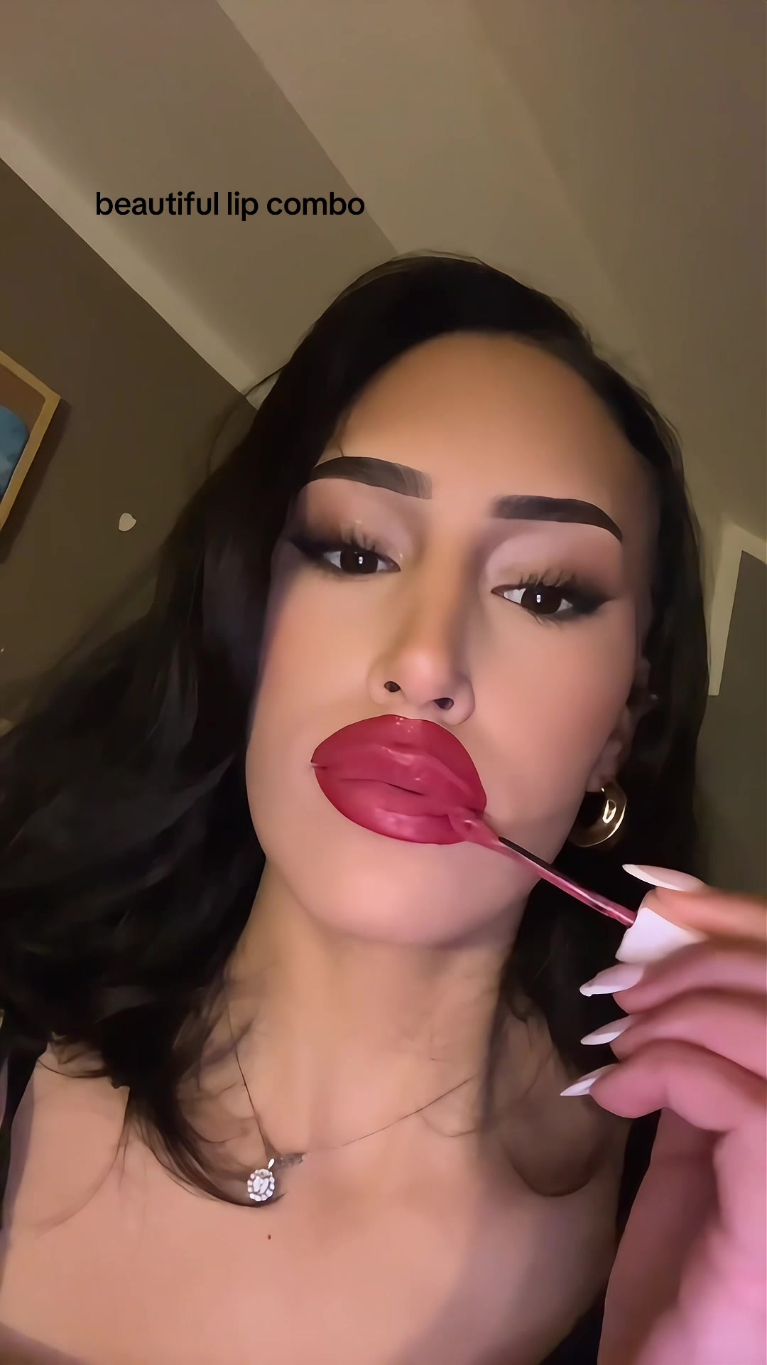 TikTok post by @assiaps for Bourjois. Caption reads: @Maybelline France @BourjoisParis ❤️✨ #makeup....