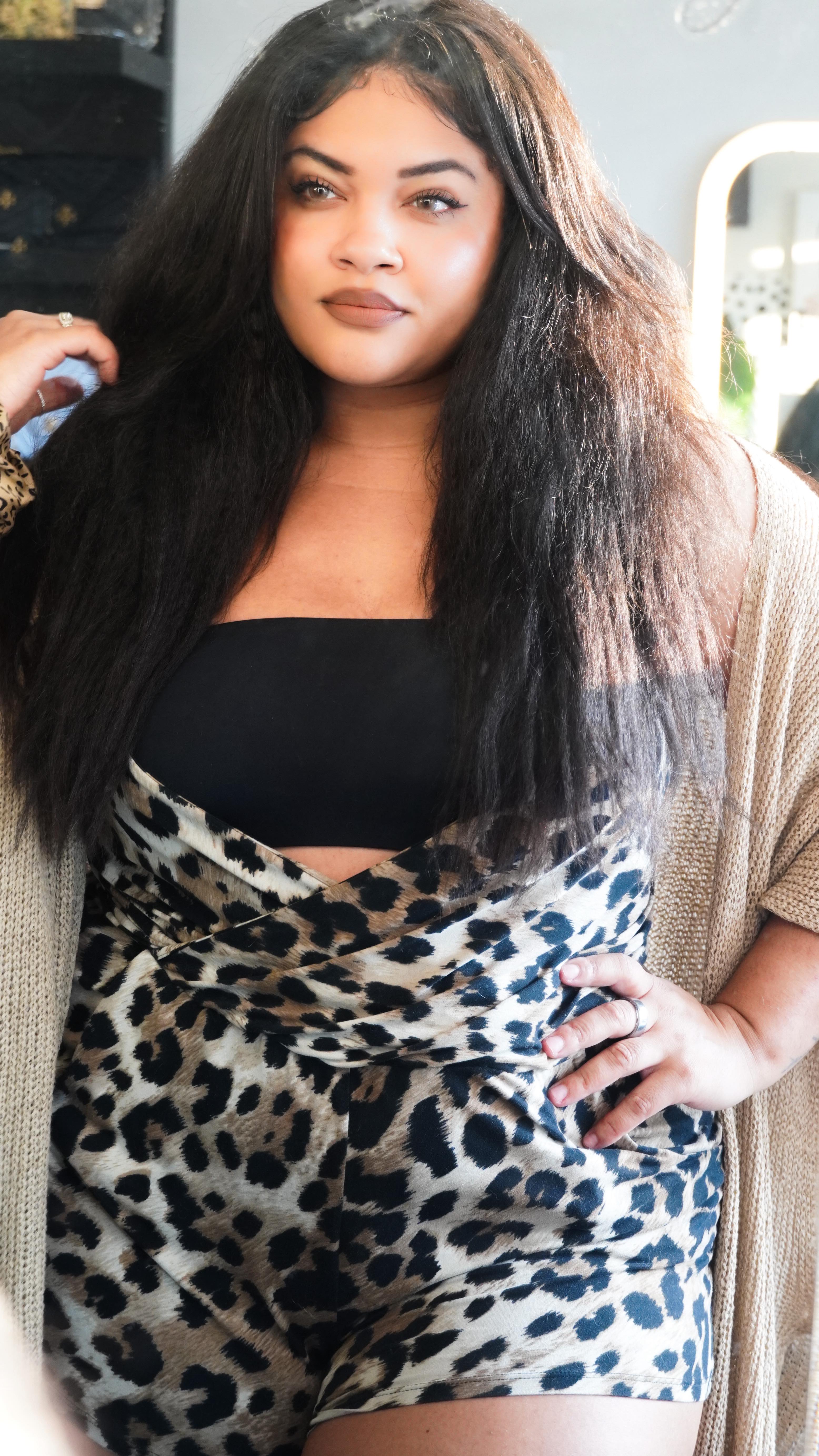 Instagram post by @lishaeubanks for Bellami Hair. Caption reads: Confidence comes in all forms ✨ For me, that means....