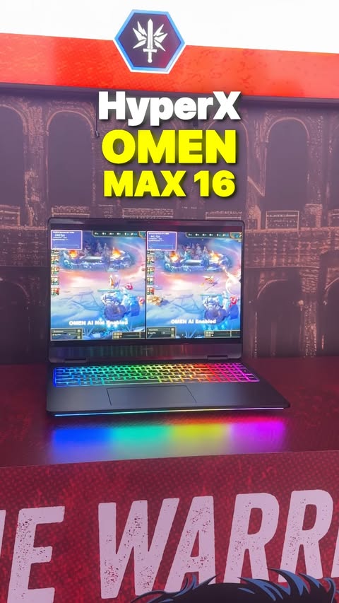 Instagram post by @vermaxtv for HyperX. Caption reads: I Tested Out @HyperX’s New Gaming LAPTOPS!....