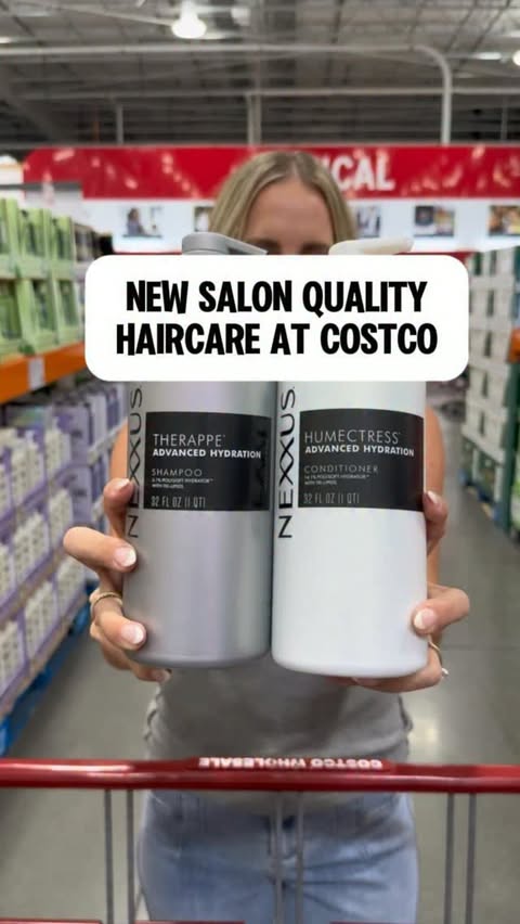 Instagram post by @costcoguide for New Engen Creators. Caption reads: #NexxusPartner Salon quality results at home! New....