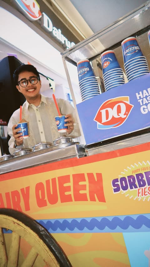 Instagram post by @eugenechad for Dairy Queen. Caption reads: [...] CONYO GOES TO A LAUNCHING EVENT FOR DAIRY....