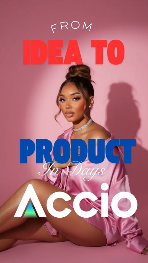 Instagram post by @vivalapinkposh for Alibaba.com. Caption reads: Most people don’t struggle with ideas They....