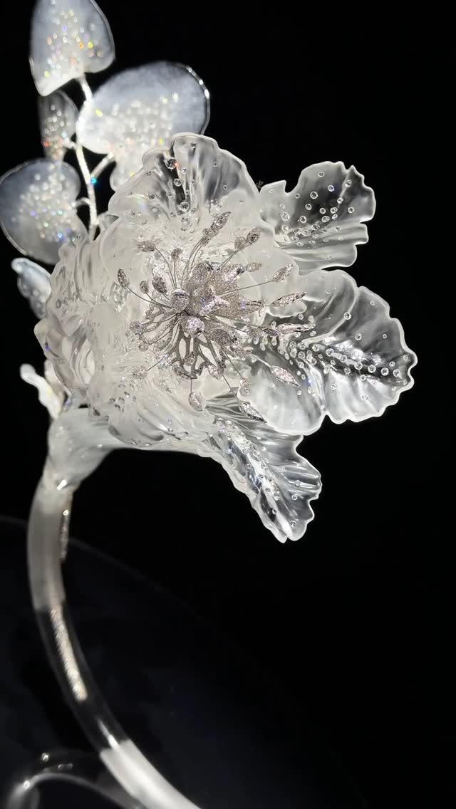 Instagram post by @katerina_perez for Boucheron. Caption reads: [High Jewellery Week] Can impermanence be eternal?....