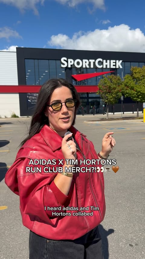 Instagram post by @raquelbenitah for Sport Chek. Caption reads: [...] you can shop the collection at select....