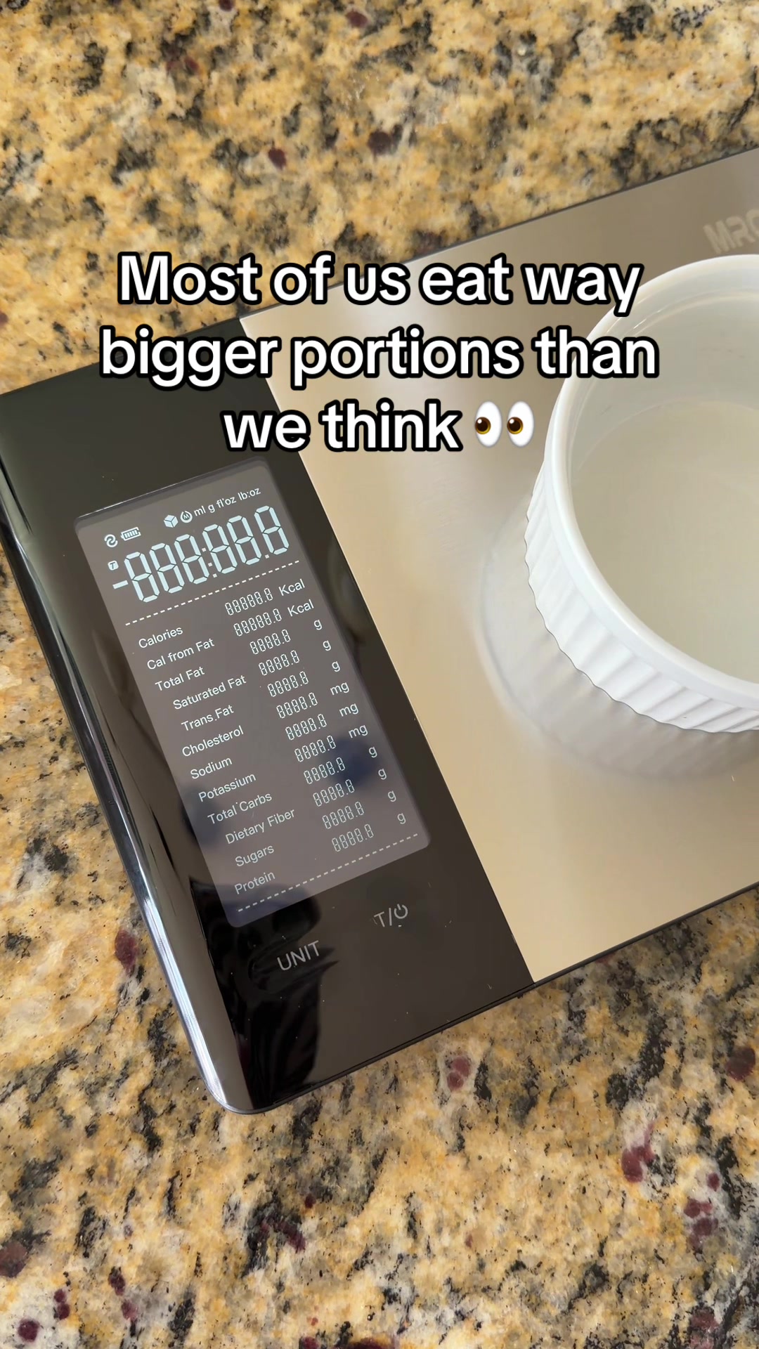 TikTok post by @joyfullycurated4 for Belife Clean. Caption reads: [...] #smartscale #kitchenscale @Belife Clean.