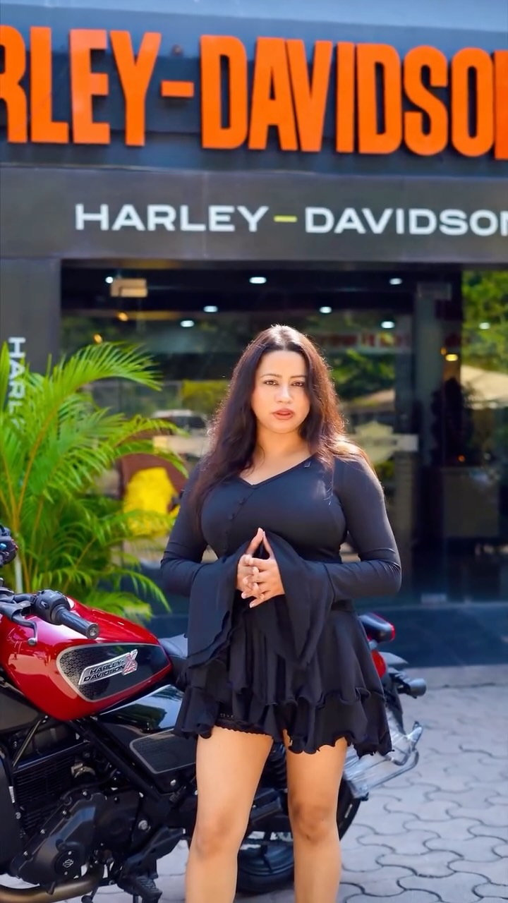 Instagram post by @pakke.chandigarhiya for Harley-Davidson. Caption reads: 🔥 Not just a bike… it’s a HARLEY! 🏍️
Feel the....