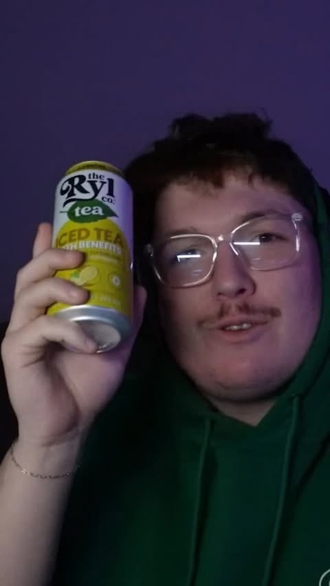 Instagram post by @jackson.hargis for Ryl Tea. Caption reads: 1v1 vs my girlfriend. Winner gets their favorite....