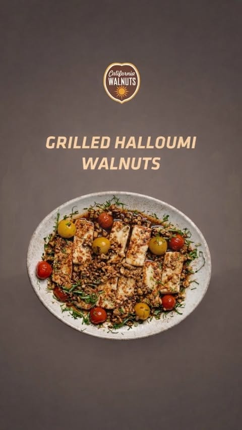 Instagram post by @chefrabehamer for California Walnuts. Caption reads: [...] Walnuts #californiawalnus_mena....