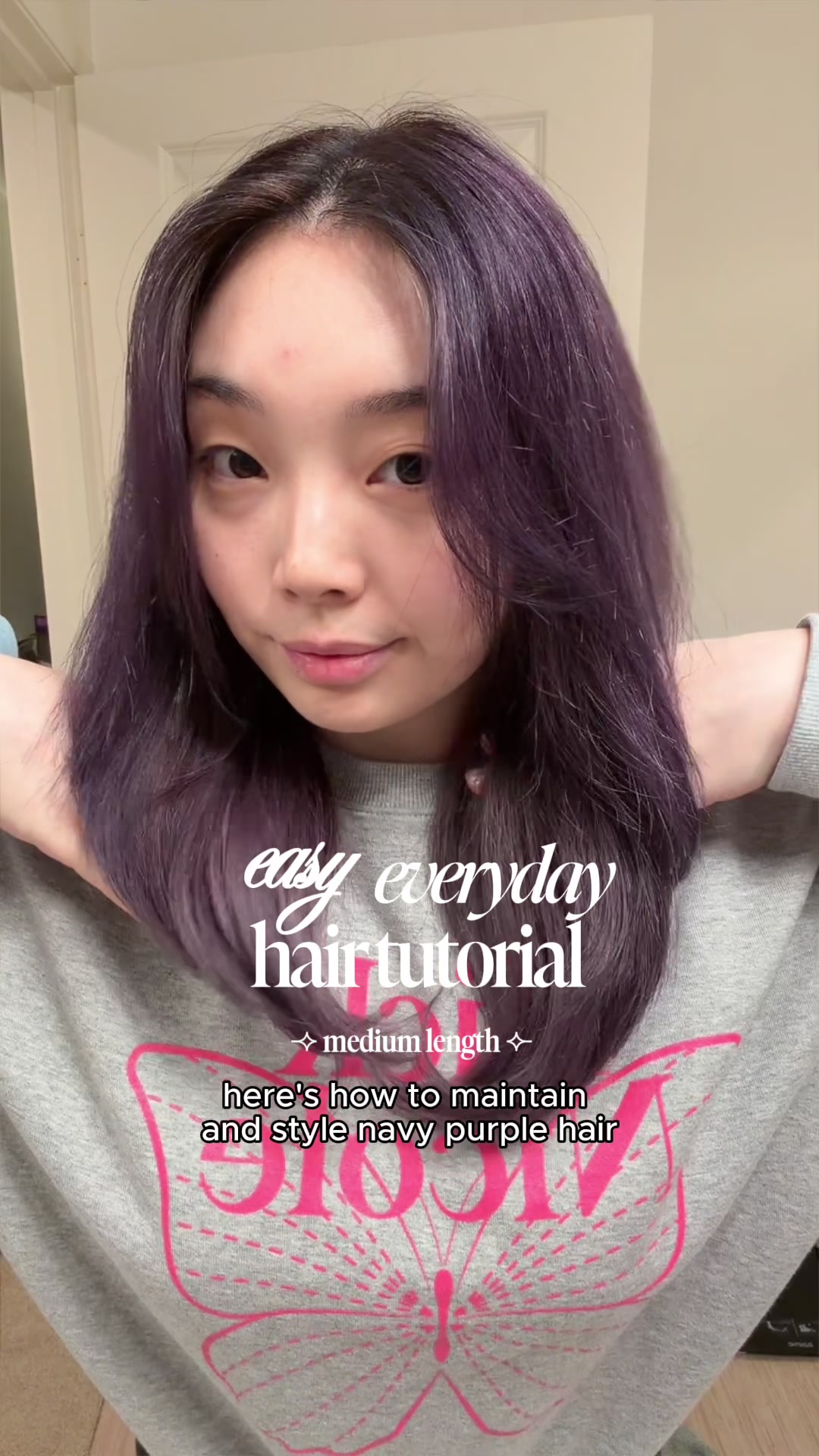 TikTok post by @_lilyis for artnaturals. Caption reads: [...] listed below for my haircare routine:....