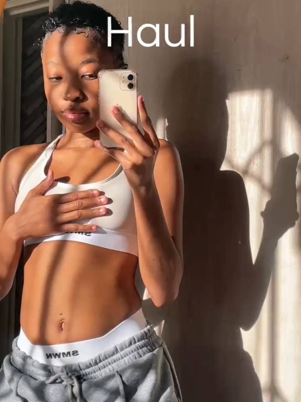 TikTok post by @puseletso.enhle for VARSITIE. Caption reads: 🥳Download the SHEIN App to check out these....