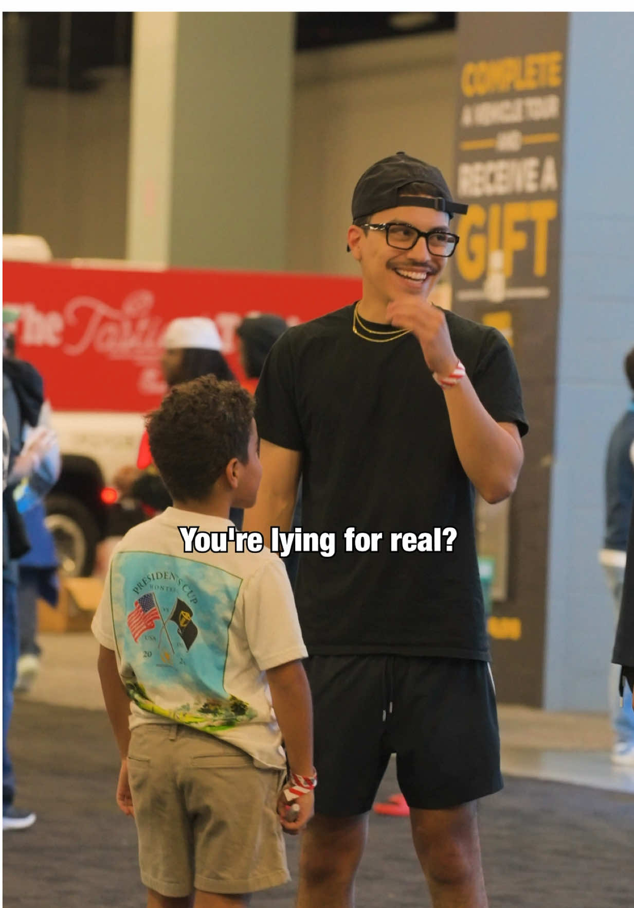 TikTok post by @juixxe for AT&T. Caption reads: [...] for these college football fans 🥹 @AT&T....