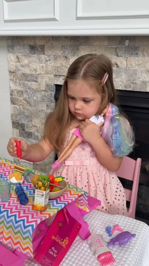 Instagram post by @svitlana_ugc for Barbie. Caption reads: Gifted by Barbie 🩷 @barbie #barbie.