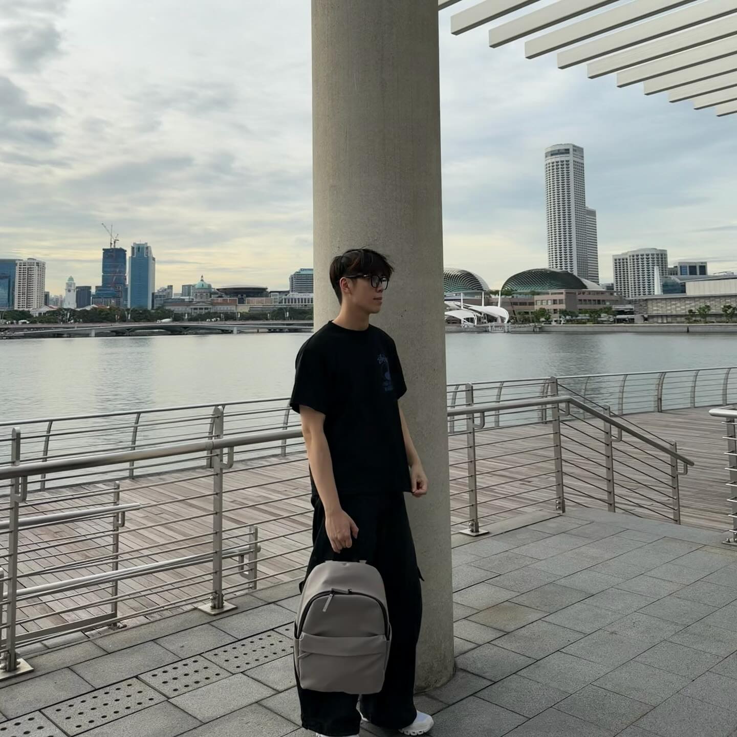 Instagram post by @jxnweiii for Gaston Luga. Caption reads: getting into my clean boy core with @gastonluga....