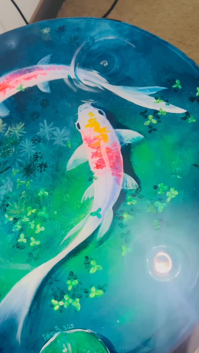 Instagram post by @polina_artprojects for Craft Resin. Caption reads: Using @craft.resin to hand make one of my favorite....