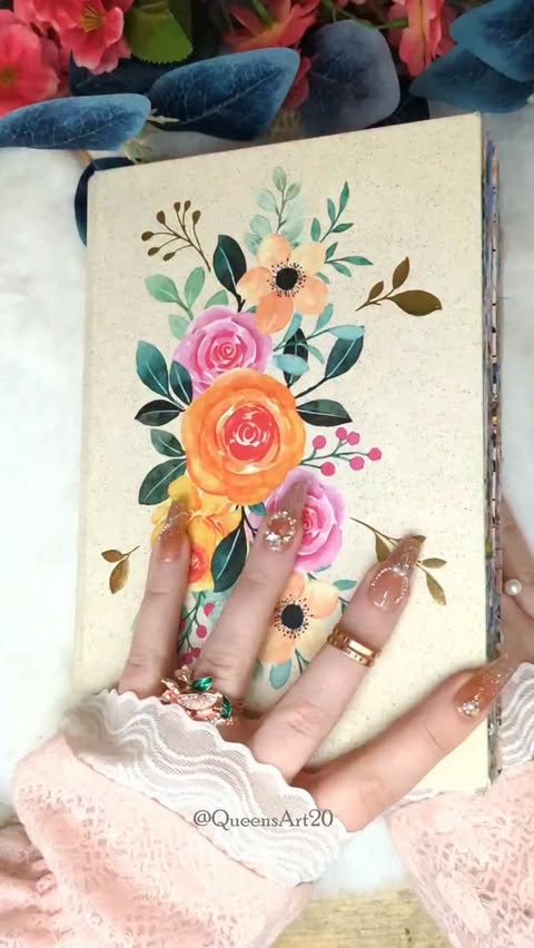 Instagram post by @queensart20 for The Washi Tape Shop. Caption reads: [...] ✨ Spring 🌼 Beautiful tapes from....