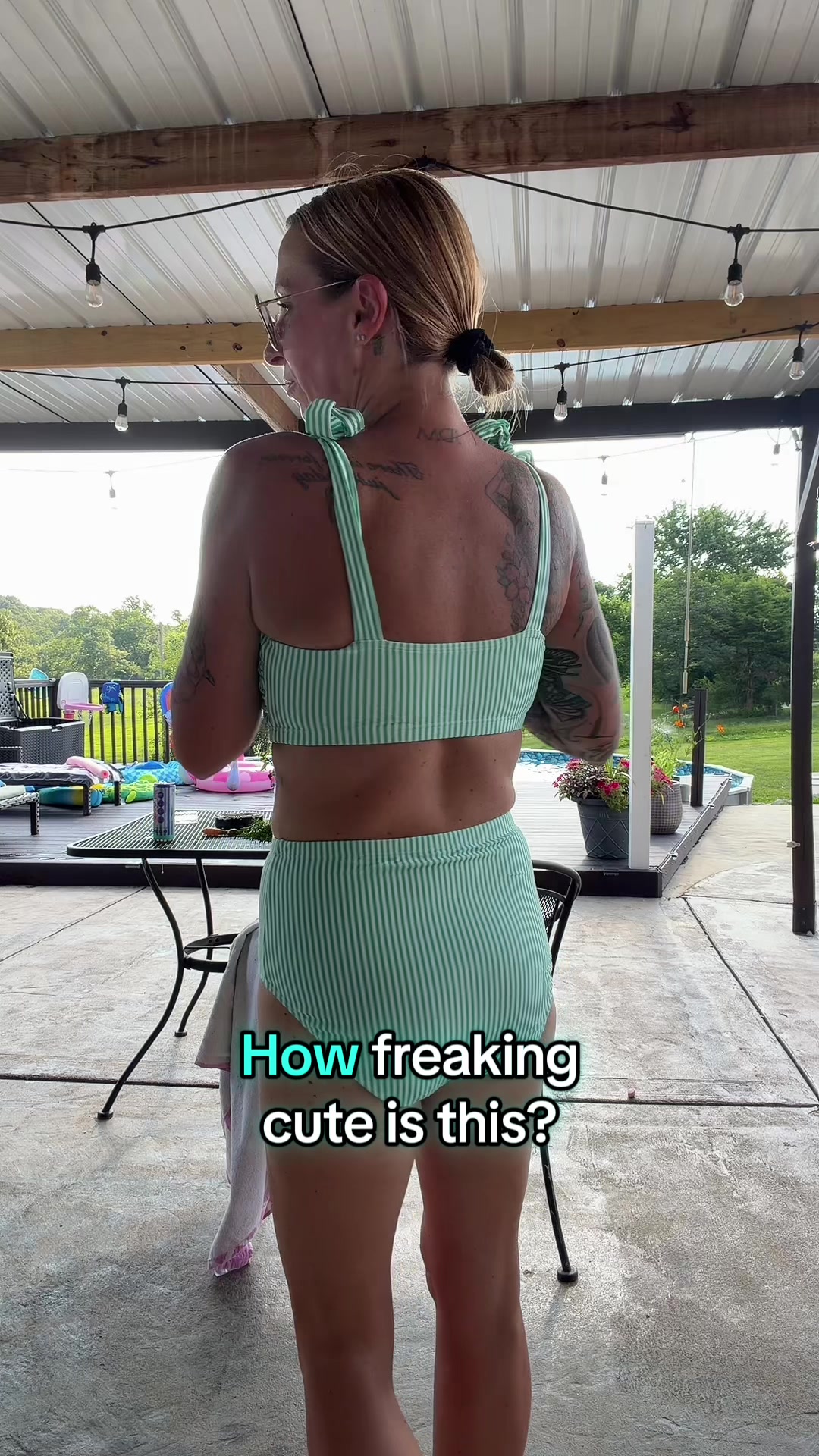 TikTok post by @nicoles_lifestylefinds for Aleumdr. Caption reads: [...] #bikinihaul #womensswimwear @Aleumdr Fashion.