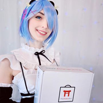 Instagram post by @evvils for The Otaku Box. Caption reads: [...] enter: - You must be following me and....