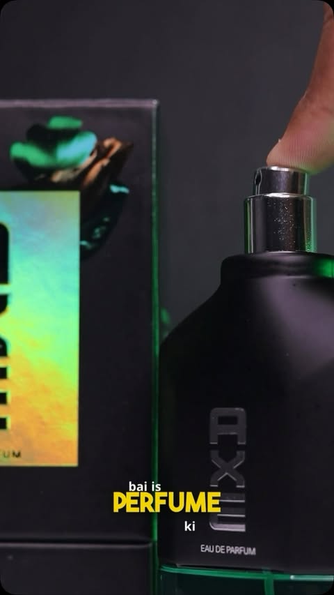Instagram post by @welcometoshubhamsworld for AXE. Caption reads: [...] bill. 🤌✨ Would you have guessed it’s AXE?....
