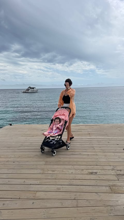 Instagram post by @homeatrosecottage for CYBEX. Caption reads: [...] 4 = officially made easier thanks to the....