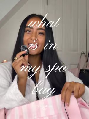 TikTok post by @melisssajonesss for Rituals. Caption reads: @Rituals Cosmetics UK 🏹🕯️ #rituals #spa #luxury.