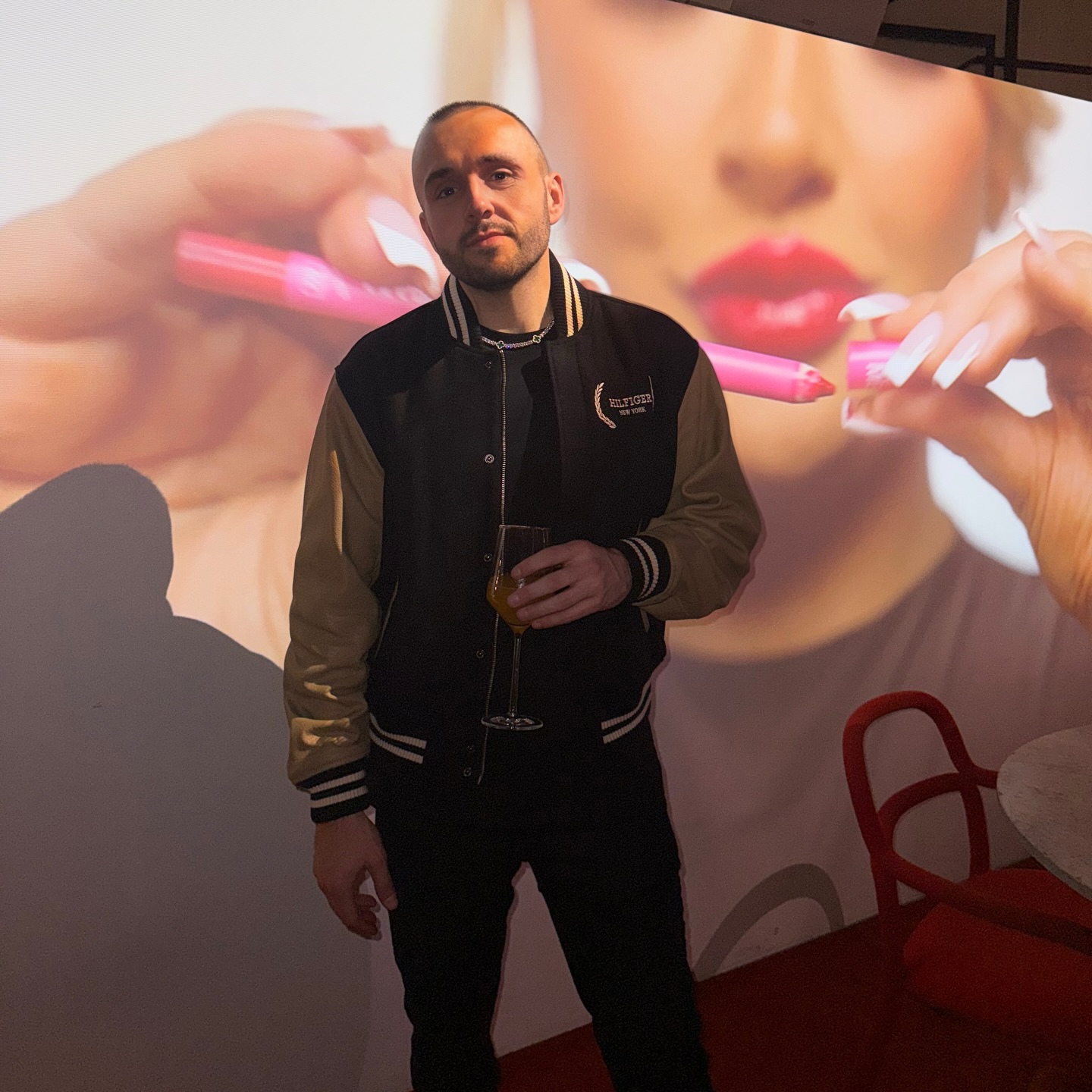 Instagram post by @dxvid.co for Give Me Cosmetics. Caption reads: Had a blast at the @trewleyprecious x....