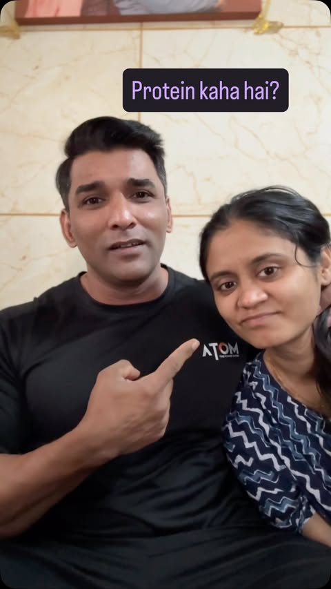 Instagram post by @dadwithabs_ for AS-IT-IS-Nutrition. Caption reads: Buy Atom roti protein premix @asitisnutrition use....