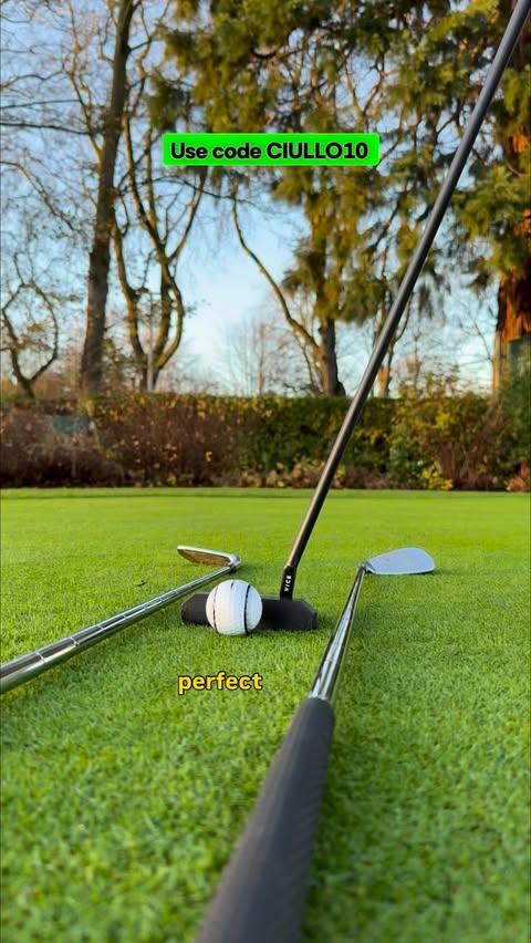 Instagram post by @carlociullogolf for VICE GOLF. Caption reads: I highly recommend @vicegolf balls. I’ve played....