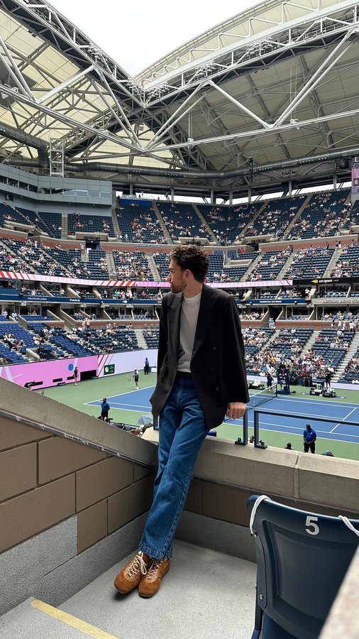 Instagram post by an influencer for American Express. Caption reads: [...] year at the @usopen, and @americanexpress....