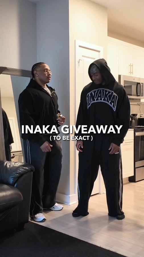 Instagram post by @braxsino for Inaka Power. Caption reads: GIVEAWAY ALERT 🚨 
 Me, Cal & @inakapower are....