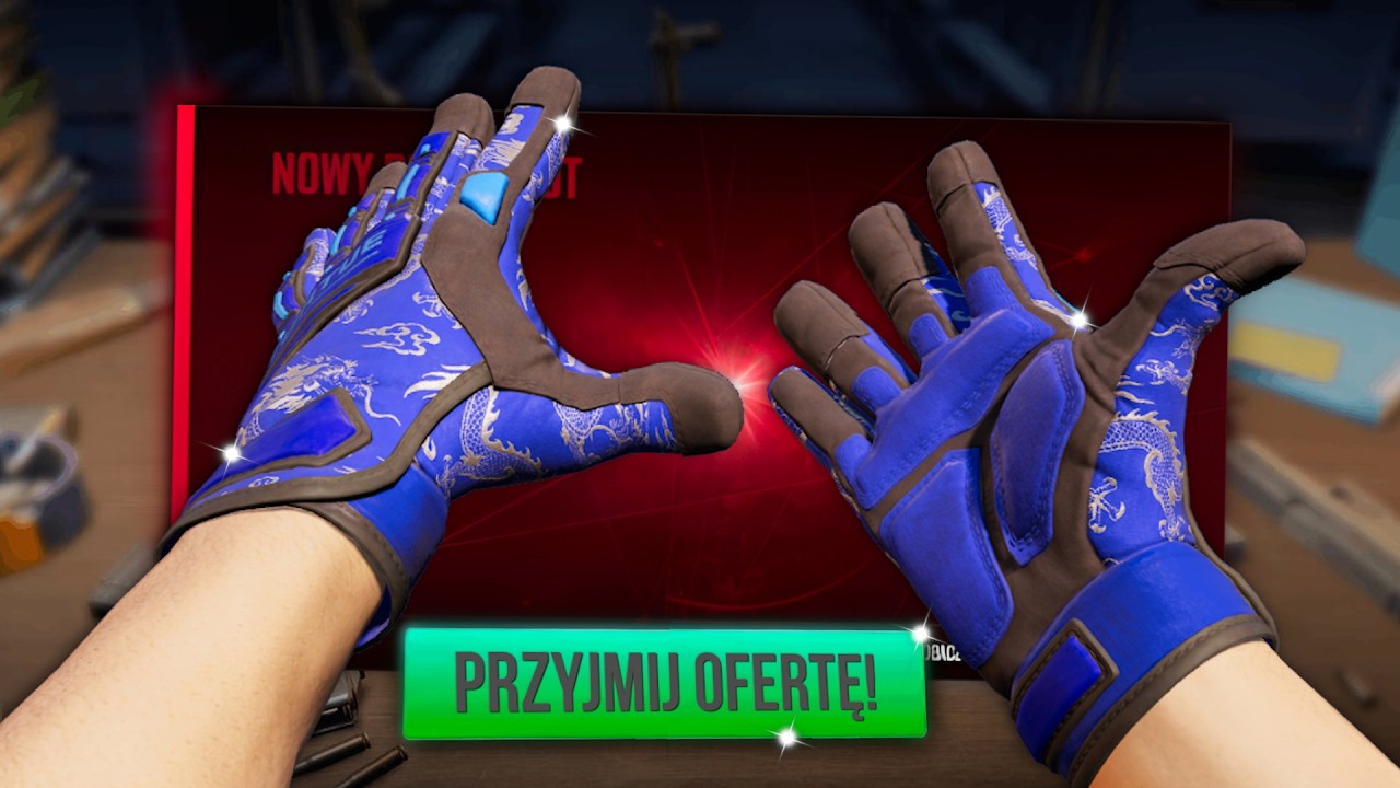 YouTube post by @K4P1Shorts for CSGO-SKINS.COM. Caption reads: I GOT NEW GLOVES IN CS2!.