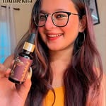 Instagram post by @_anuskasamanta_ for Indulekha. Caption reads: Notice your hair isn’t as full as before?
Hair....